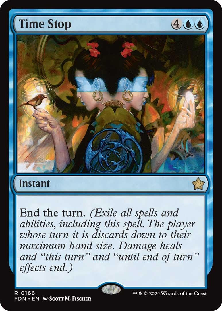 Time Stop (166) (Foundations) (Foil)
