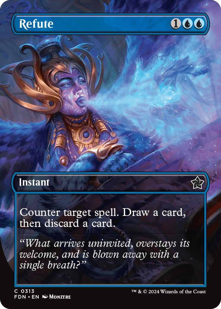 Refute (Borderless) (313) (Foundations) (Foil)