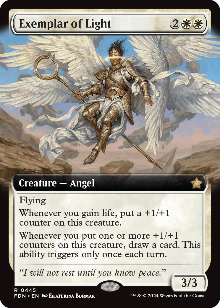 Exemplar of Light (Extended Art) (445) (Foundations) (Foil)