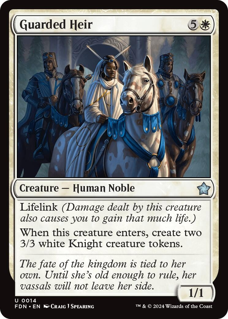 Guarded Heir (14) (Foundations) (Foil)
