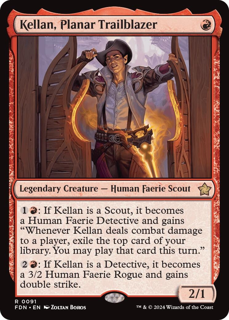 Kellan, Planar Trailblazer (91) (Foundations) (Foil)
