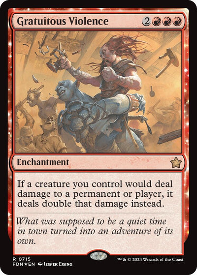 Gratuitous Violence (715) (Foundations) (Foil)