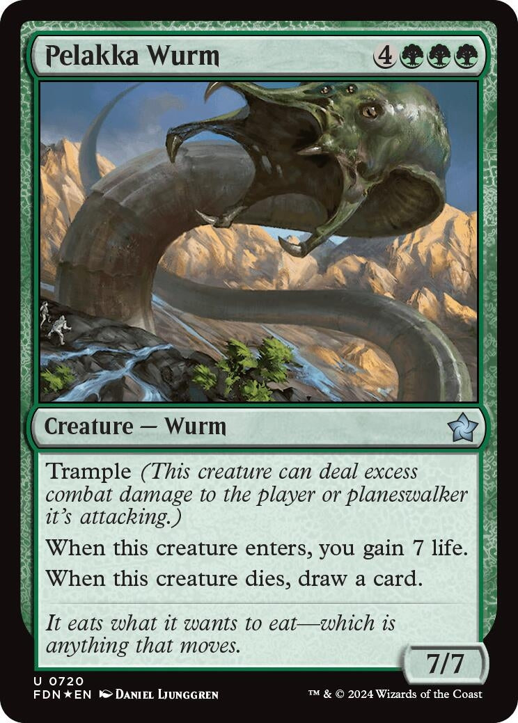Pelakka Wurm (0720) (720) (Foundations) (Foil)