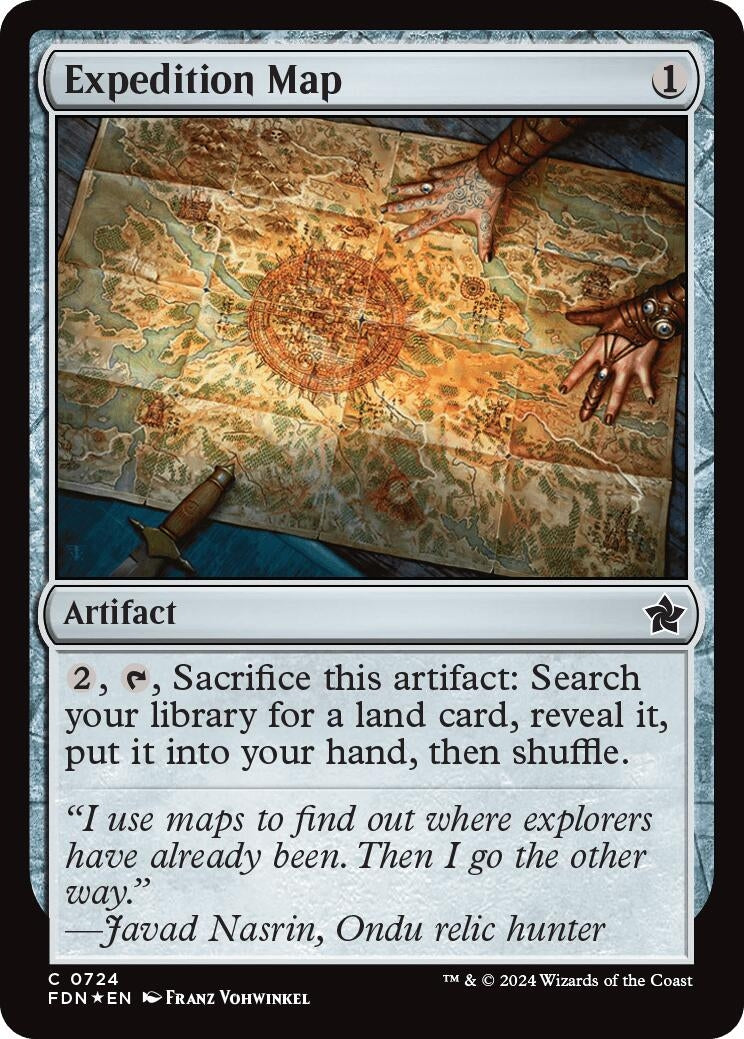 Expedition Map (724) (Foundations) (Foil)
