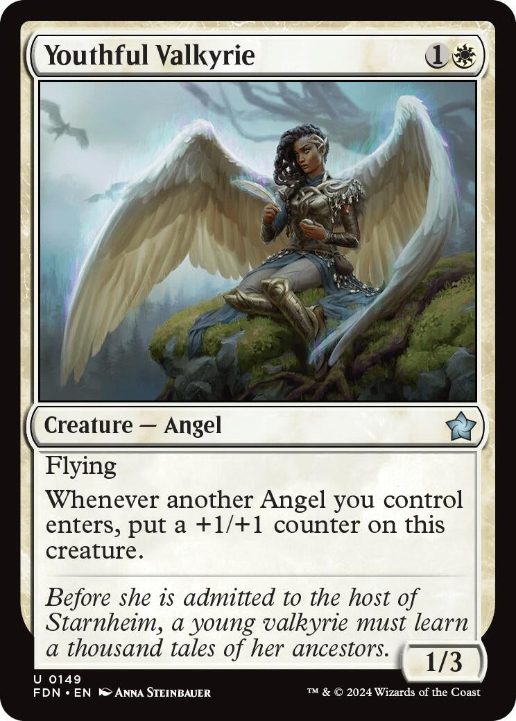 Youthful Valkyrie (149) (Foundations) (Foil)