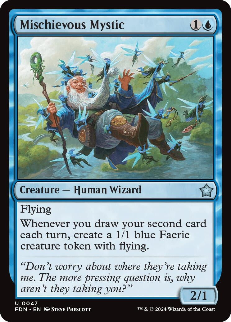 Mischievous Mystic (47) (Foundations) (Foil)