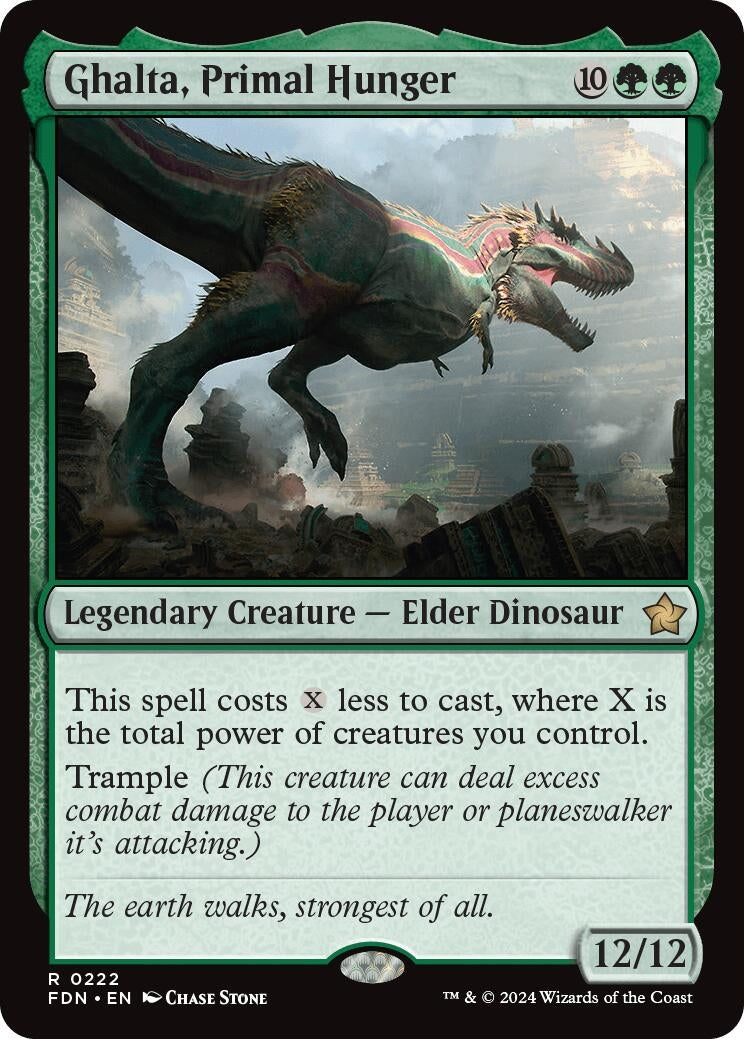 Ghalta, Primal Hunger (222) (Foundations)