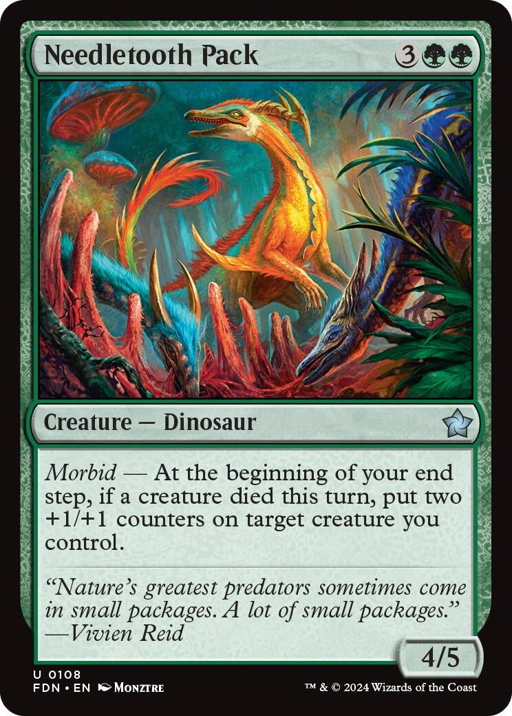 Needletooth Pack (108) (Foundations) (Foil)