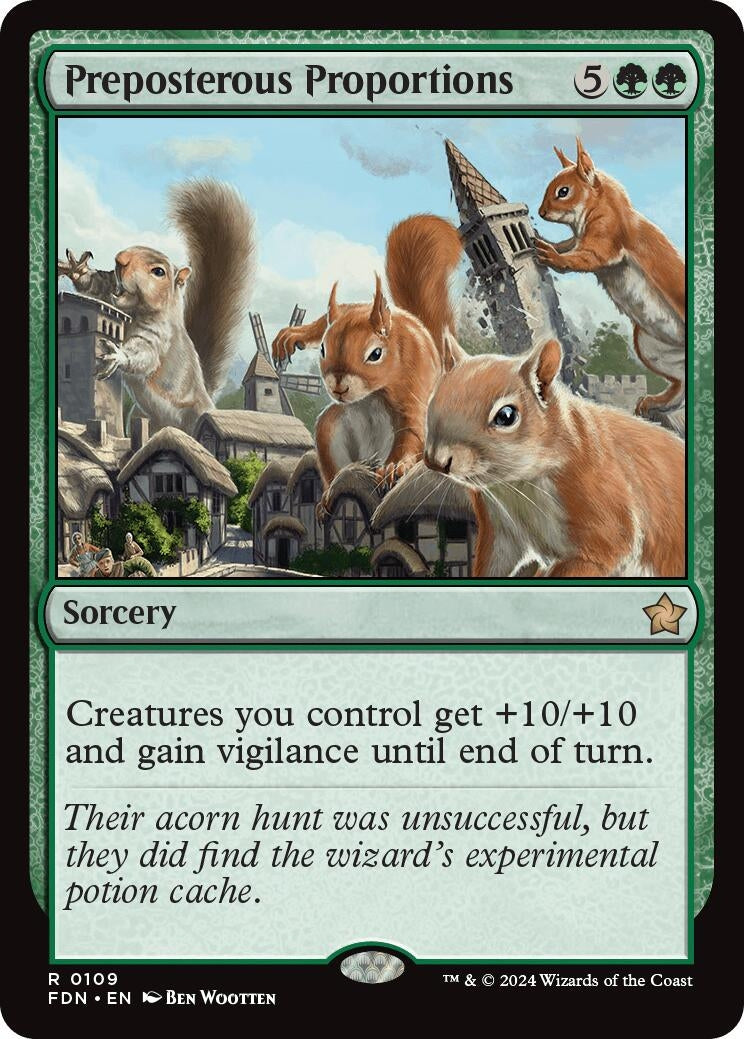 Preposterous Proportions (109) (Foundations) (Foil)