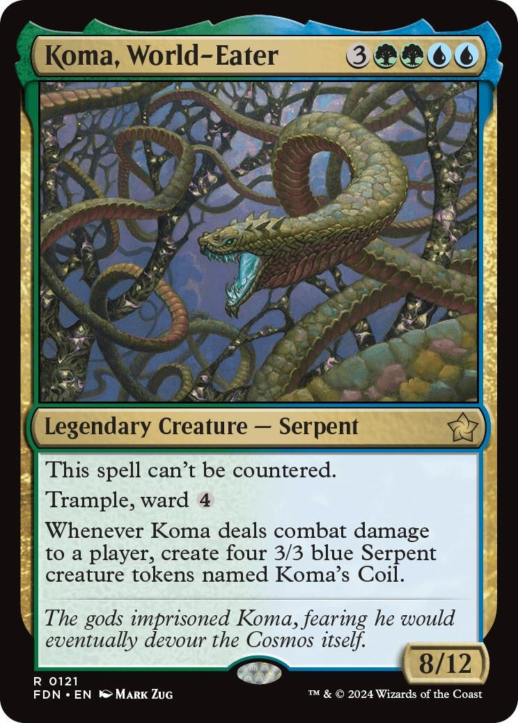Koma, World-Eater (121) (Foundations) (Foil)
