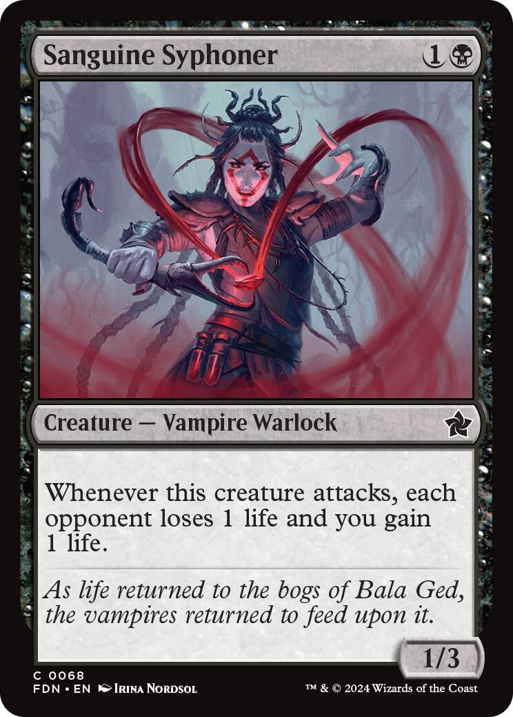 Sanguine Syphoner (68) (Foundations) (Foil)