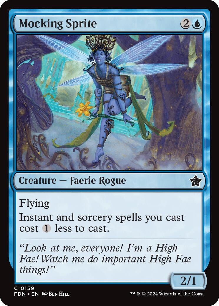 Mocking Sprite (0159) (159) (Foundations) (Foil)