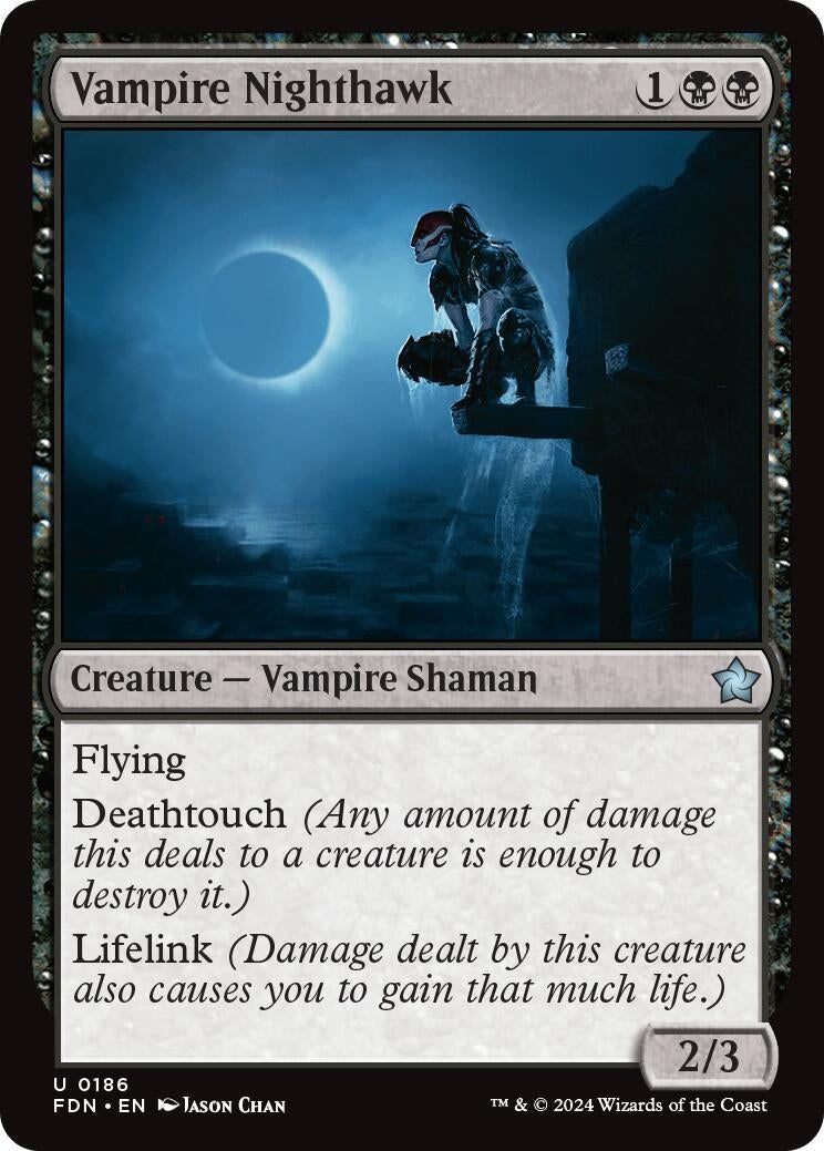 Vampire Nighthawk (0186) (186) (Foundations) (Foil)