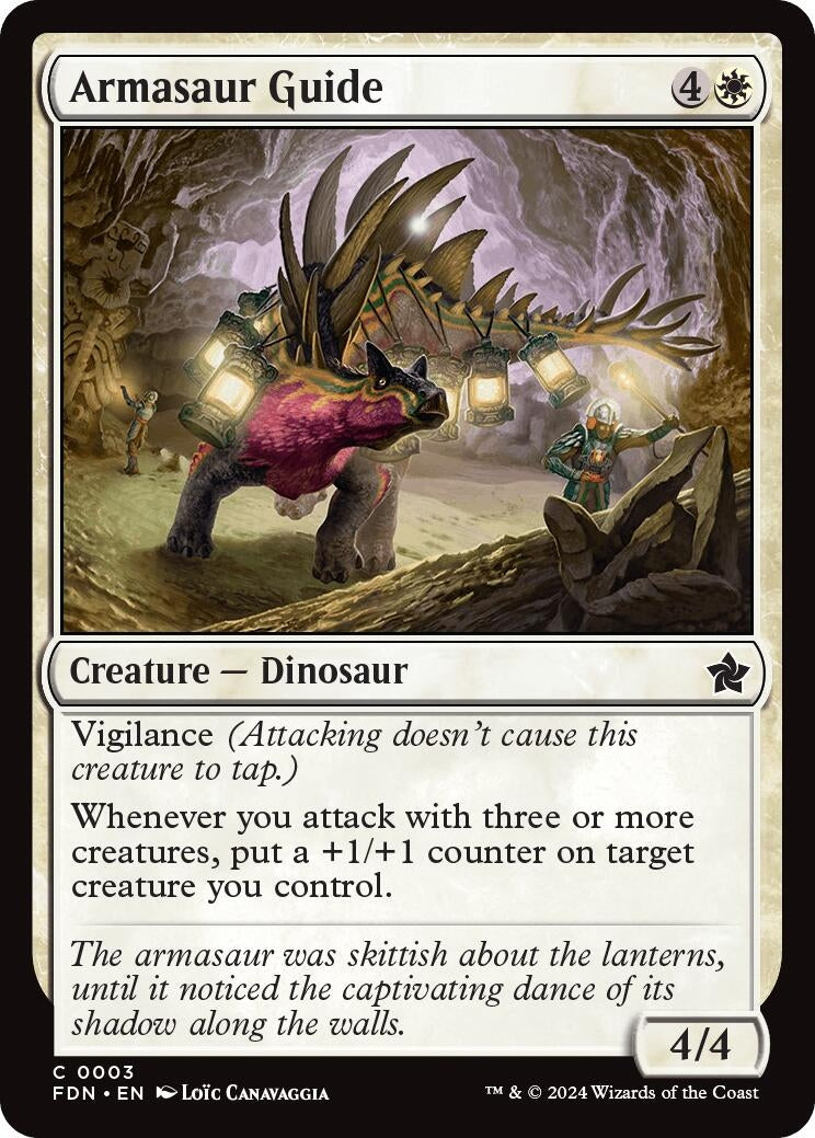 Armasaur Guide (3) (Foundations) (Foil)
