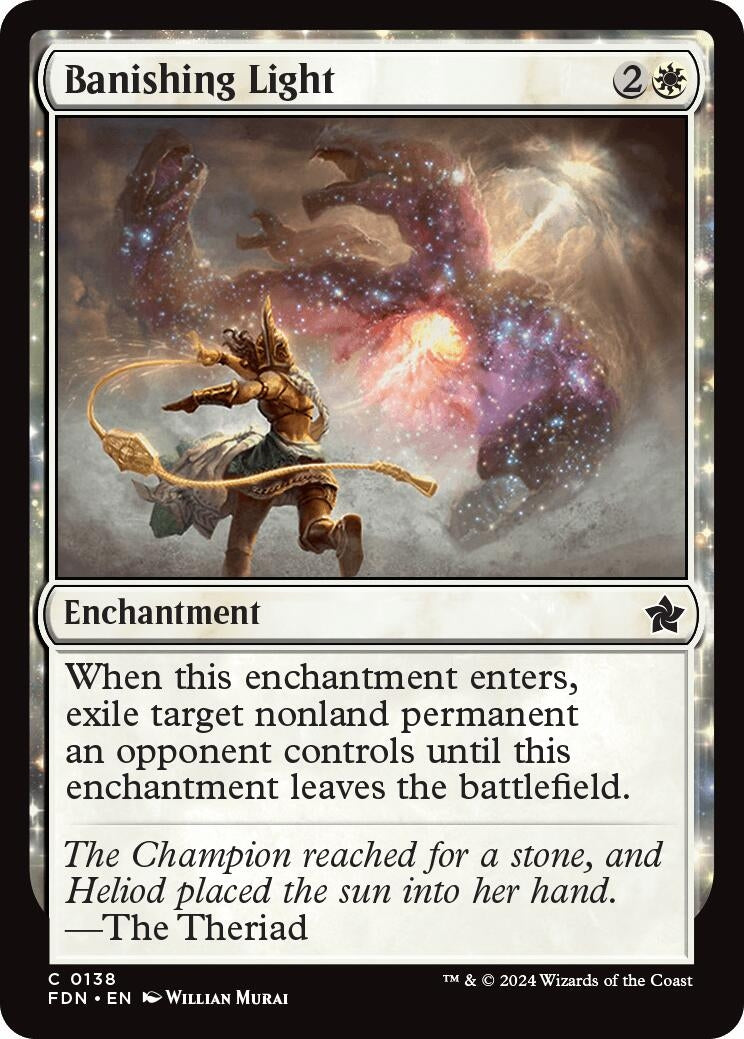Banishing Light (138) (Foundations) (Foil)