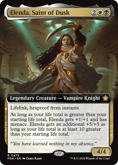 Elenda, Saint of Dusk (Extended Art) (479) (Foundations) (Foil)