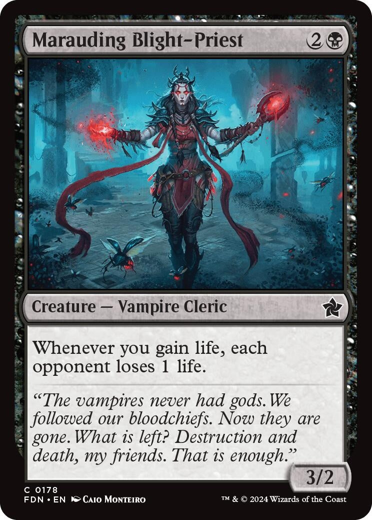 Marauding Blight-Priest (178) (Foundations) (Foil)