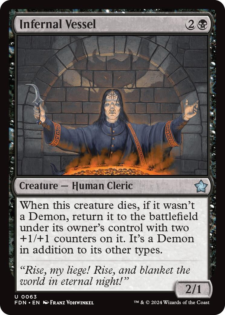 Infernal Vessel (63) (Foundations) (Foil)