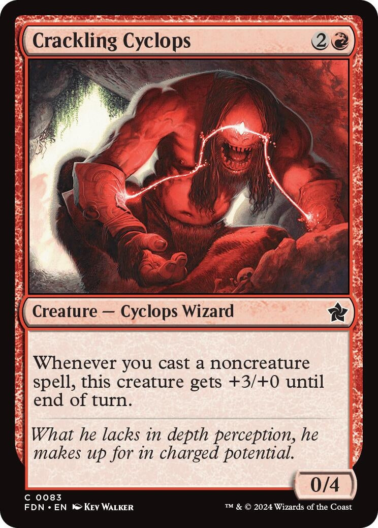Crackling Cyclops (83) (Foundations) (Foil)