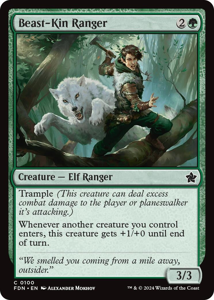 Beast-Kin Ranger (100) (Foundations) (Foil)