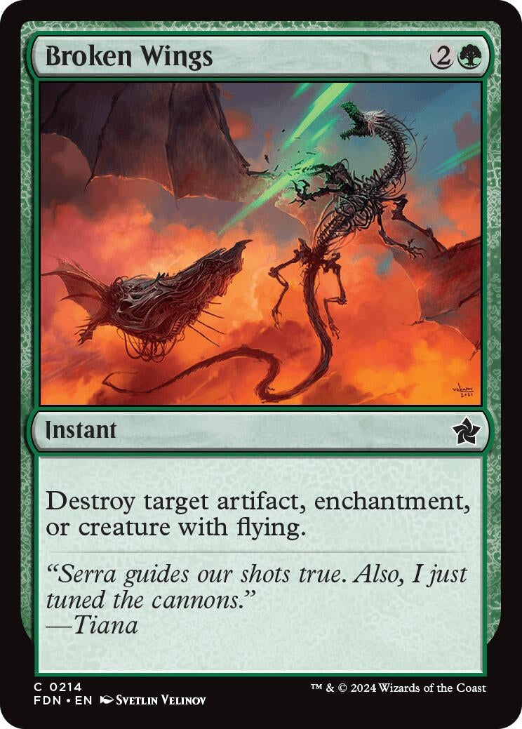 Broken Wings (214) (Foundations) (Foil)