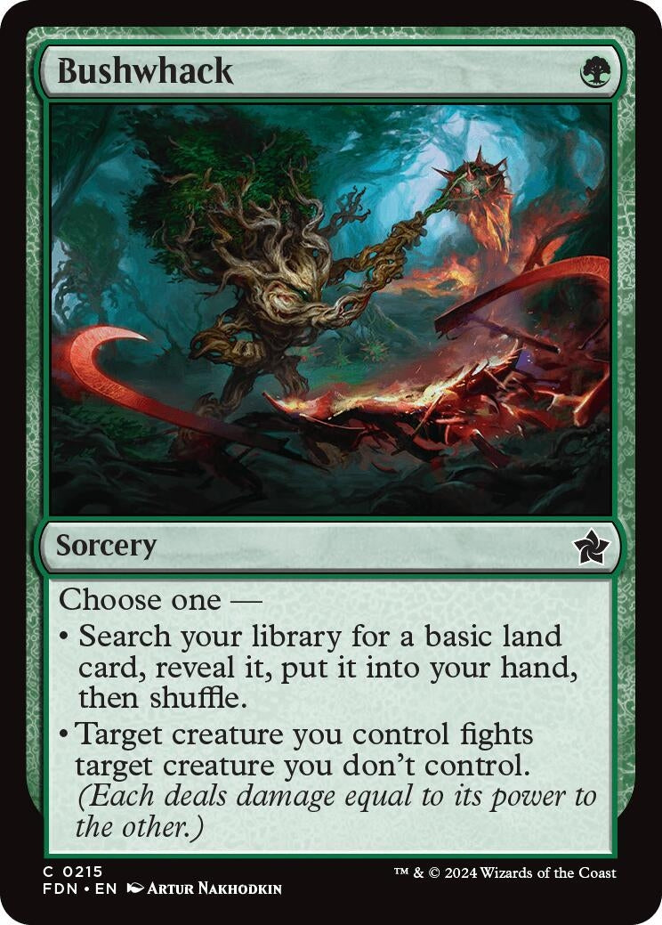 Bushwhack (215) (Foundations) (Foil)