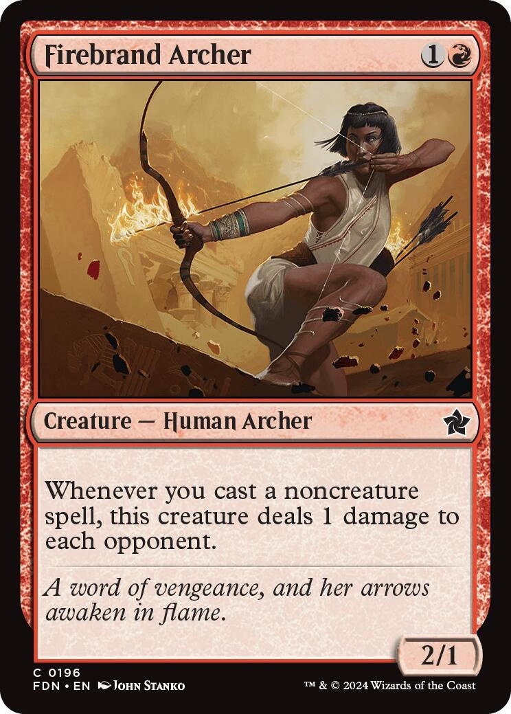 Firebrand Archer (196) (Foundations) (Foil)