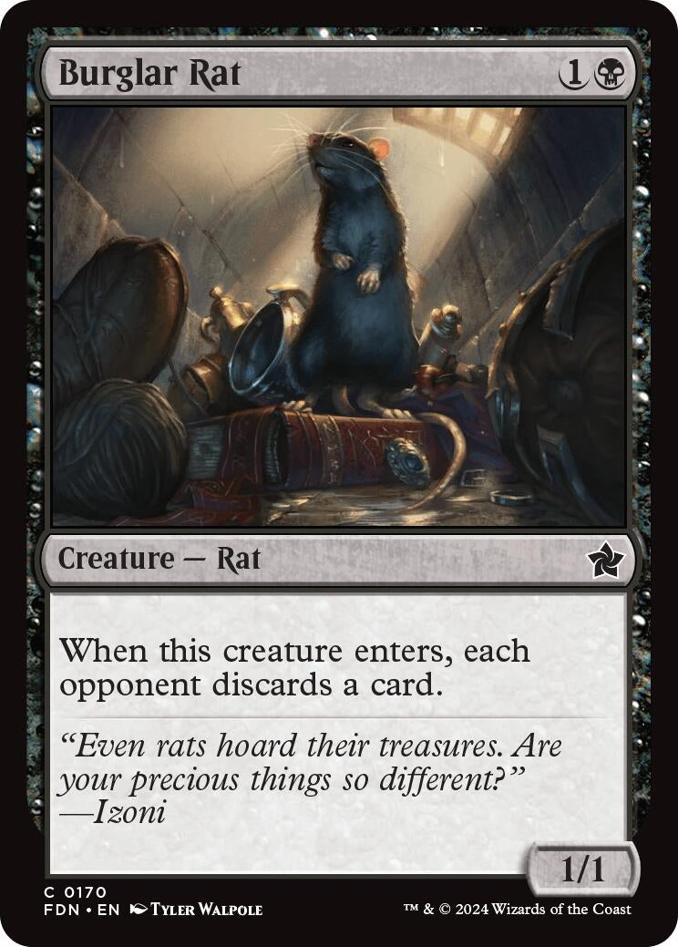 Burglar Rat (170) (Foundations) (Foil)