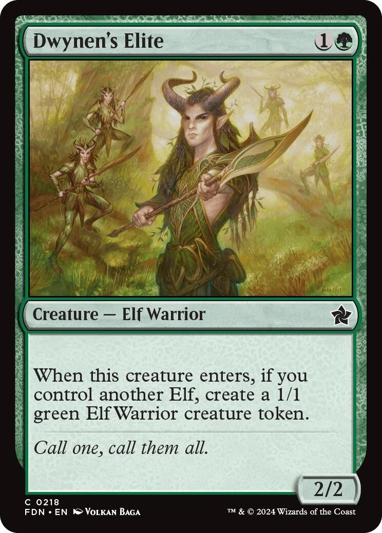 Dwynen's Elite (218) (Foundations) (Foil)