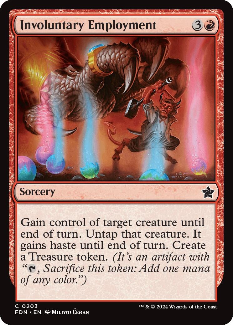 Involuntary Employment (203) (Foundations) (Foil)