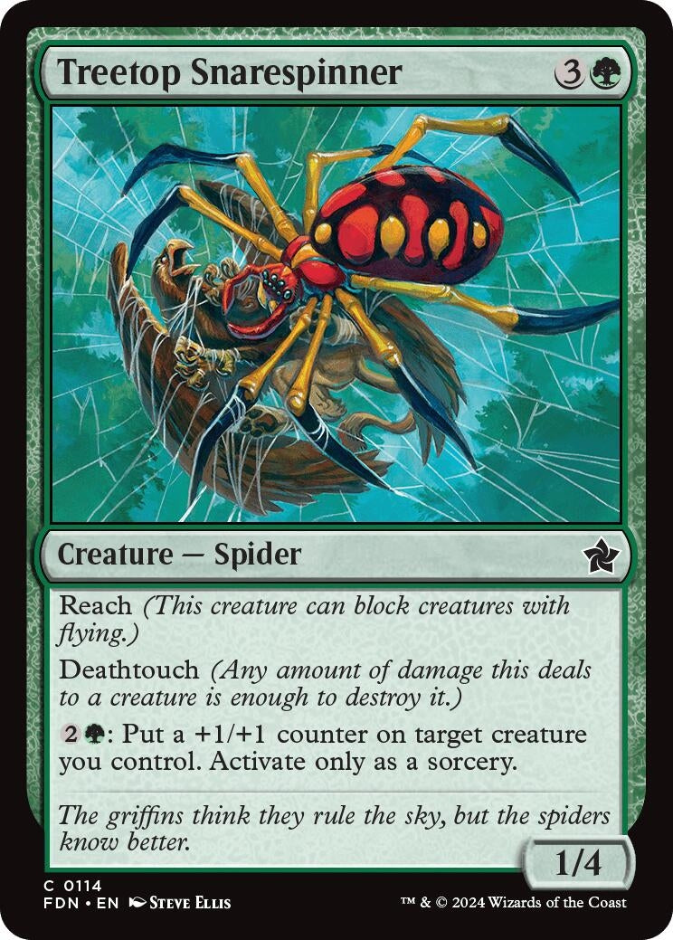 Treetop Snarespinner (114) (Foundations)