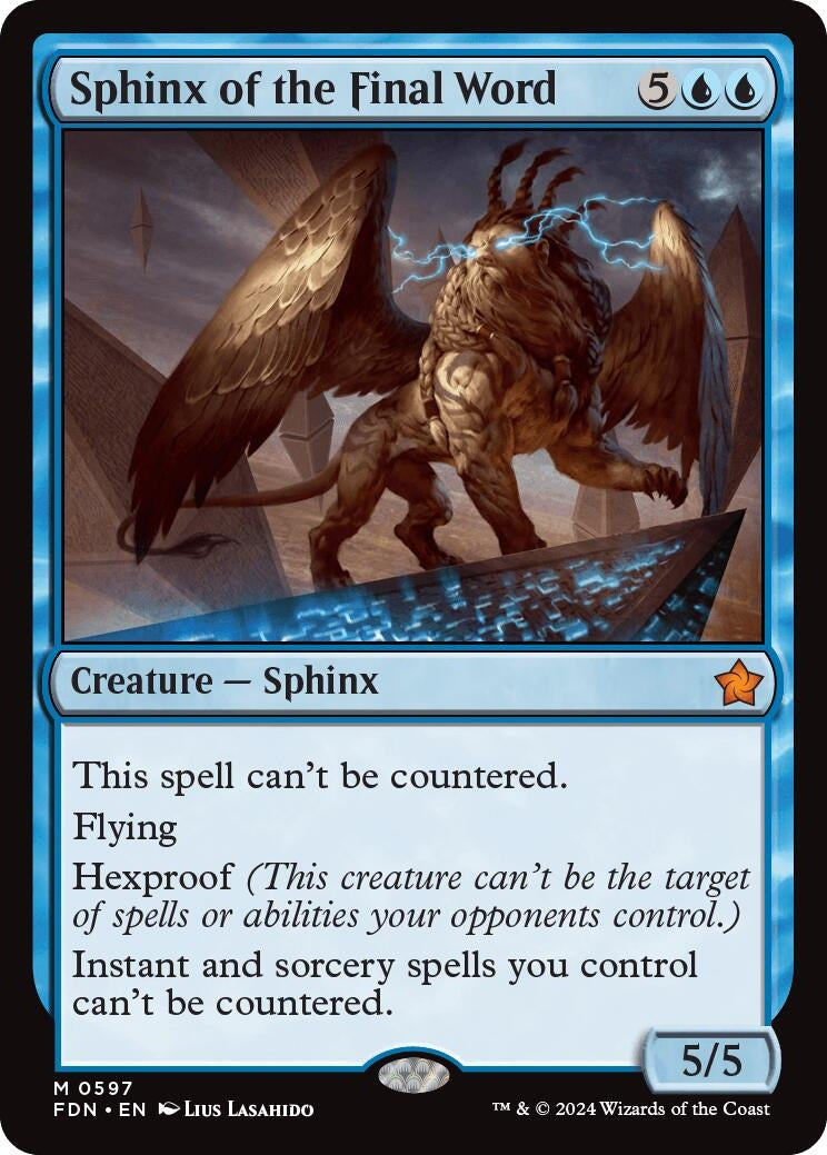 Sphinx of the Final Word (0597) (597) (Foundations)