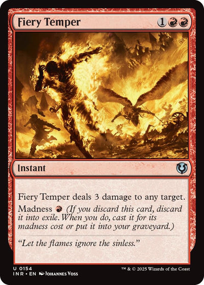 Fiery Temper (154) (Innistrad Remastered) (Foil)