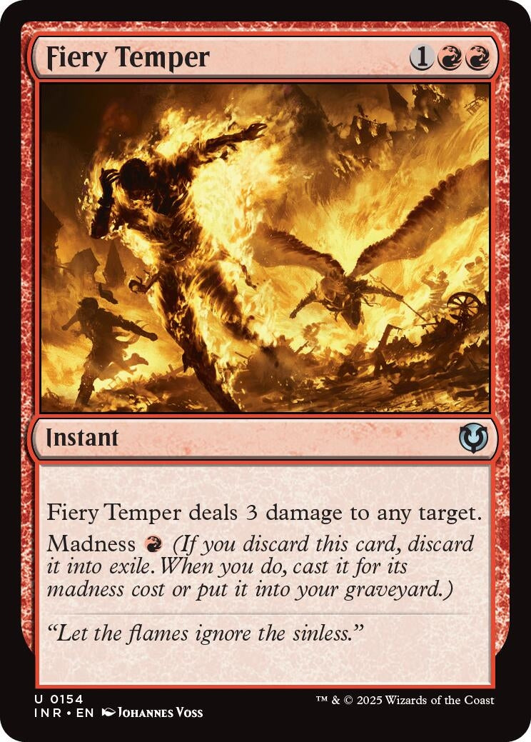 Fiery Temper (154) (Innistrad Remastered) (Foil)