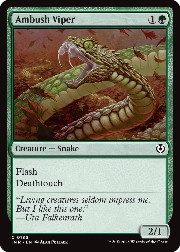 Ambush Viper (186) (Innistrad Remastered) (Foil)