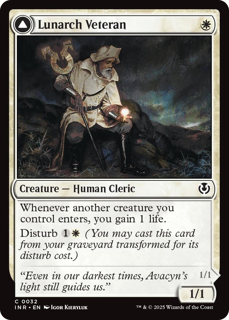 Lunarch Veteran (32) (Innistrad Remastered) (Foil)