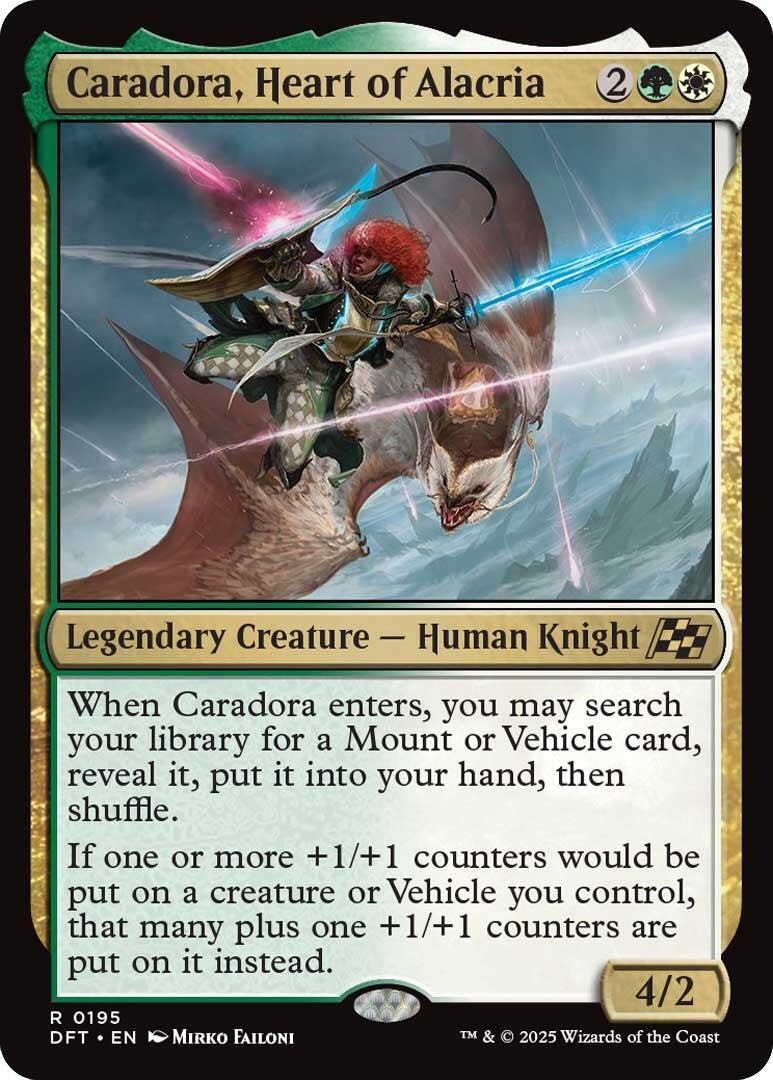 Caradora, Heart of Alacria (195) (Aetherdrift) (Foil)
