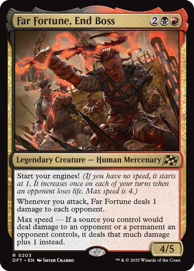 Far Fortune, End Boss (203) (Aetherdrift) (Foil)