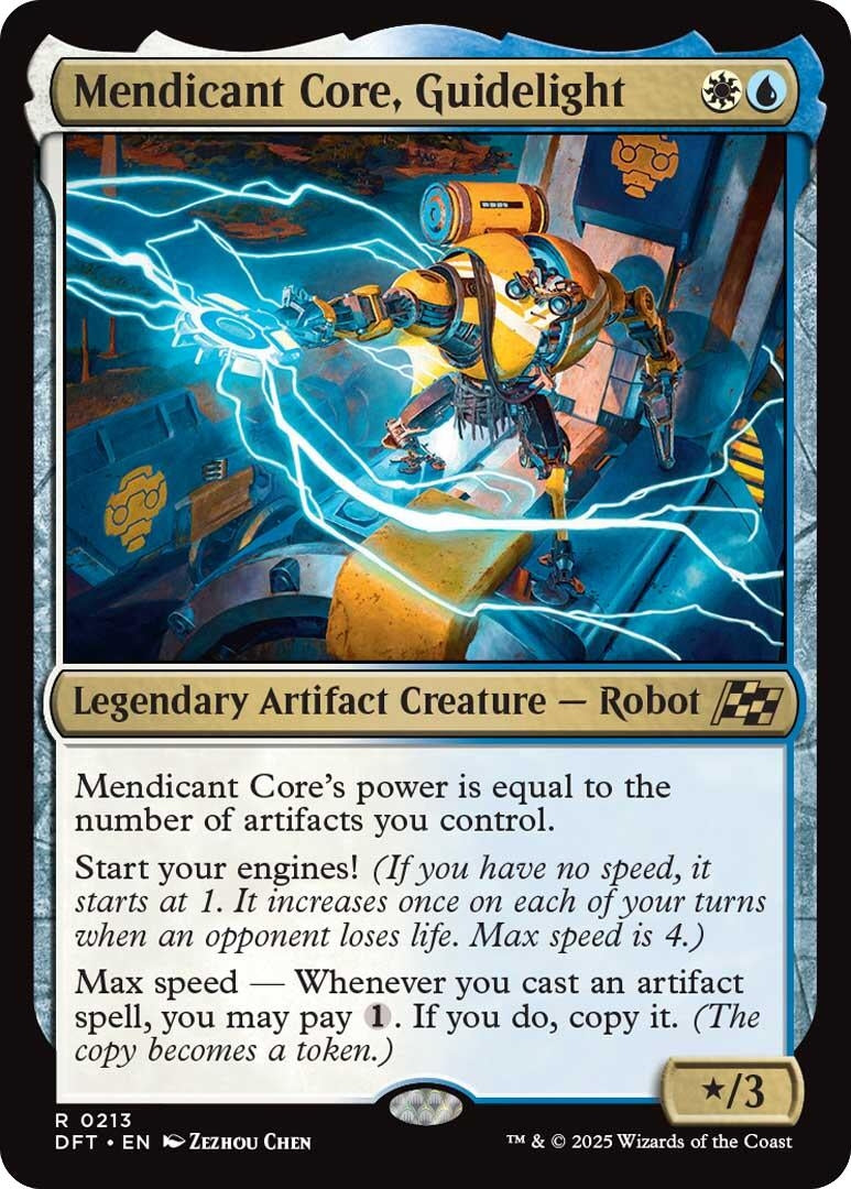 Mendicant Core, Guidelight (213) (Aetherdrift) (Foil)