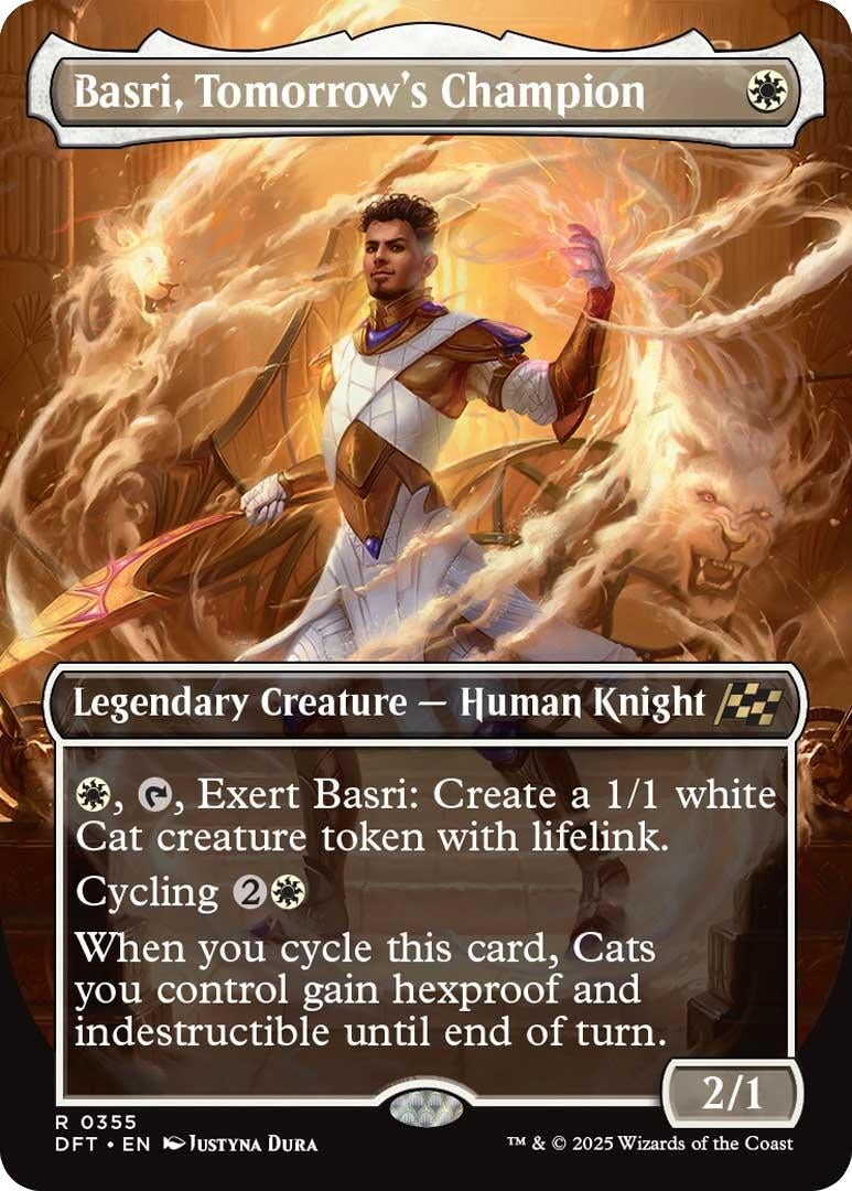 Basri, Tomorrow's Champion (Borderless) (355) (Aetherdrift)