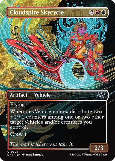 Cloudspire Skycycle (Borderless) (321) (Aetherdrift) (Foil)