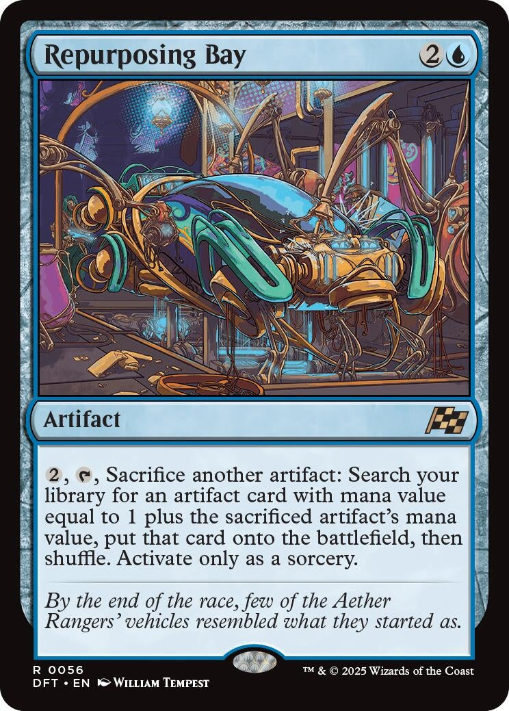 Repurposing Bay (56) (Aetherdrift) (Foil)