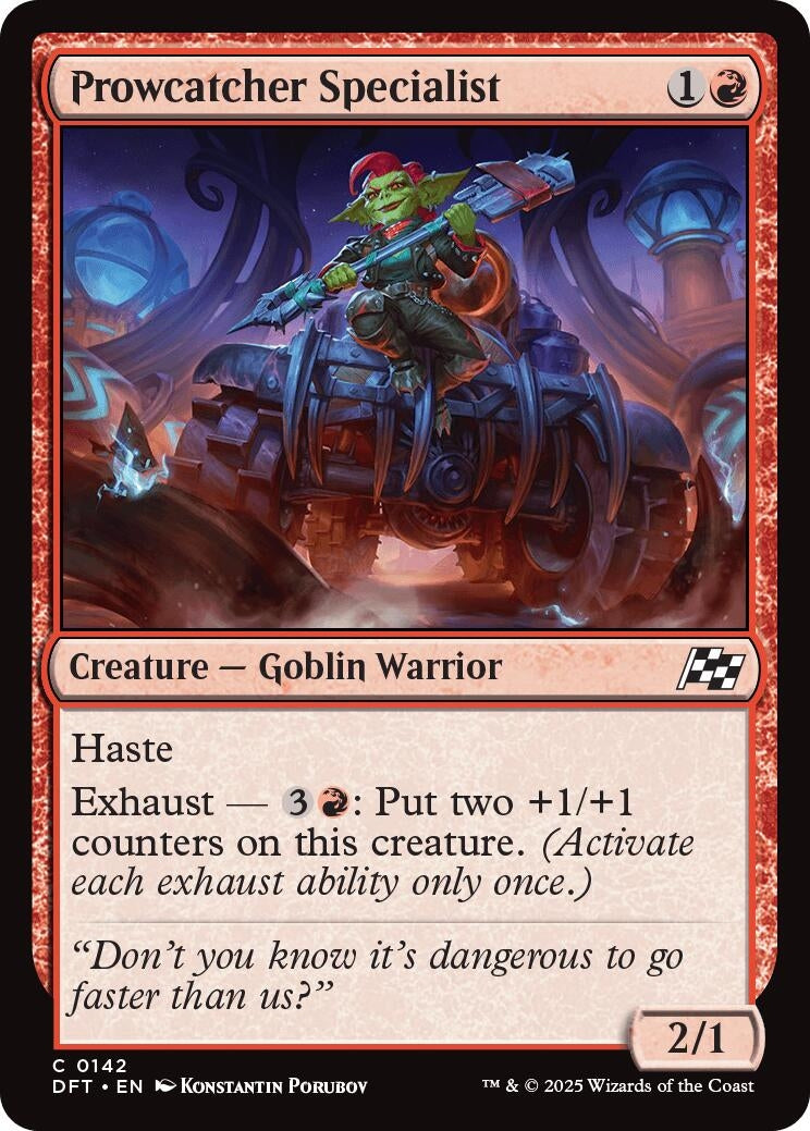 Prowcatcher Specialist (142) (Aetherdrift) (Foil)
