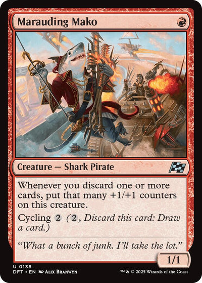 Marauding Mako (138) (Aetherdrift) (Foil)