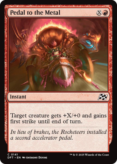 Pedal to the Metal (141) (Aetherdrift) (Foil)
