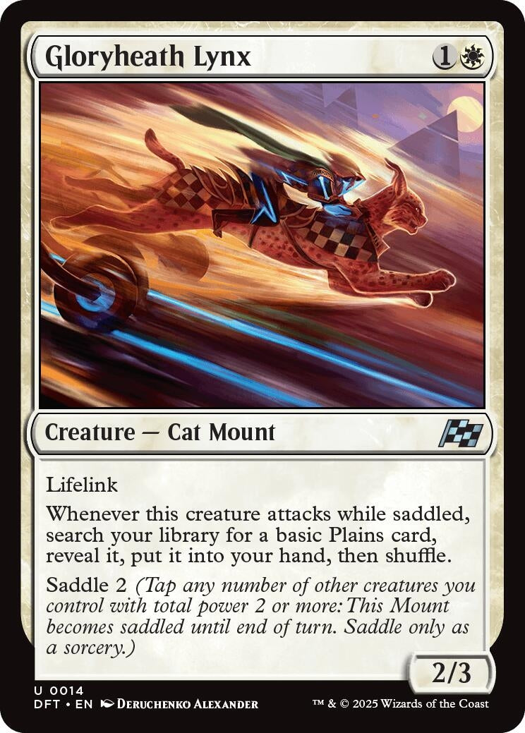 Gloryheath Lynx (14) (Aetherdrift) (Foil)
