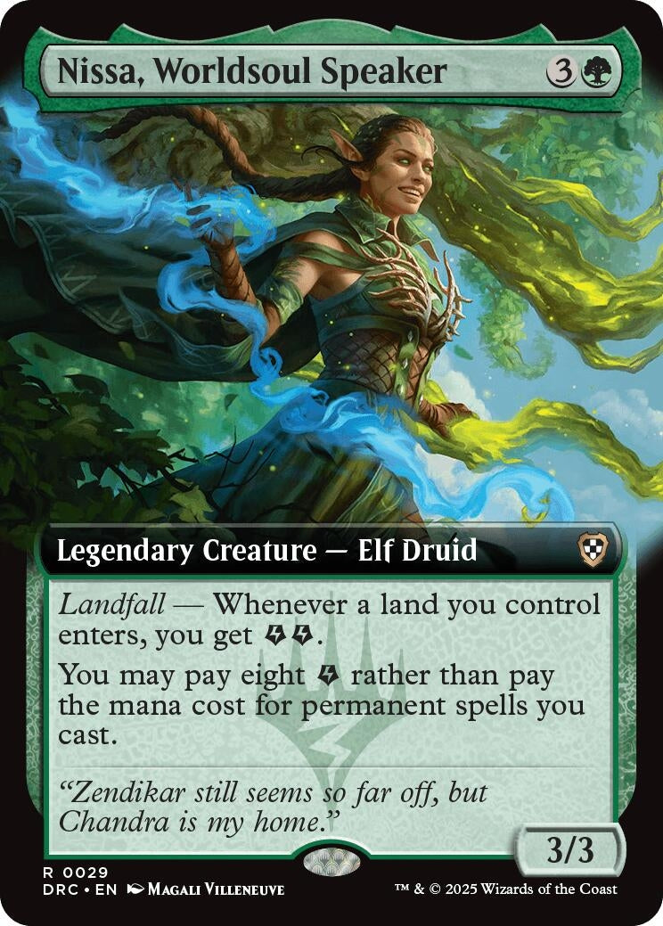 Nissa, Worldsoul Speaker (Extended Art) (29) (Aetherdrift)