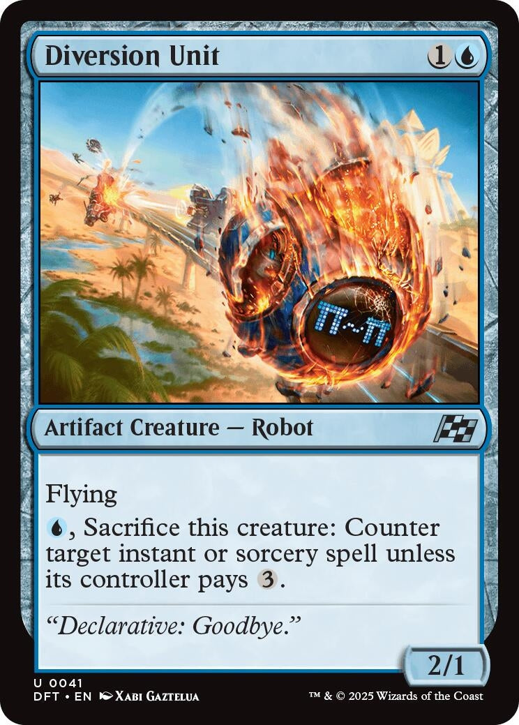 Diversion Unit (41) (Aetherdrift) (Foil)