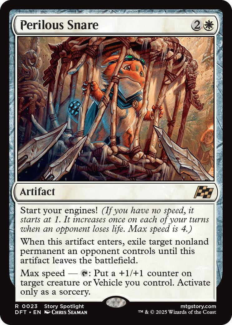 Perilous Snare (23) (Aetherdrift) (Foil)