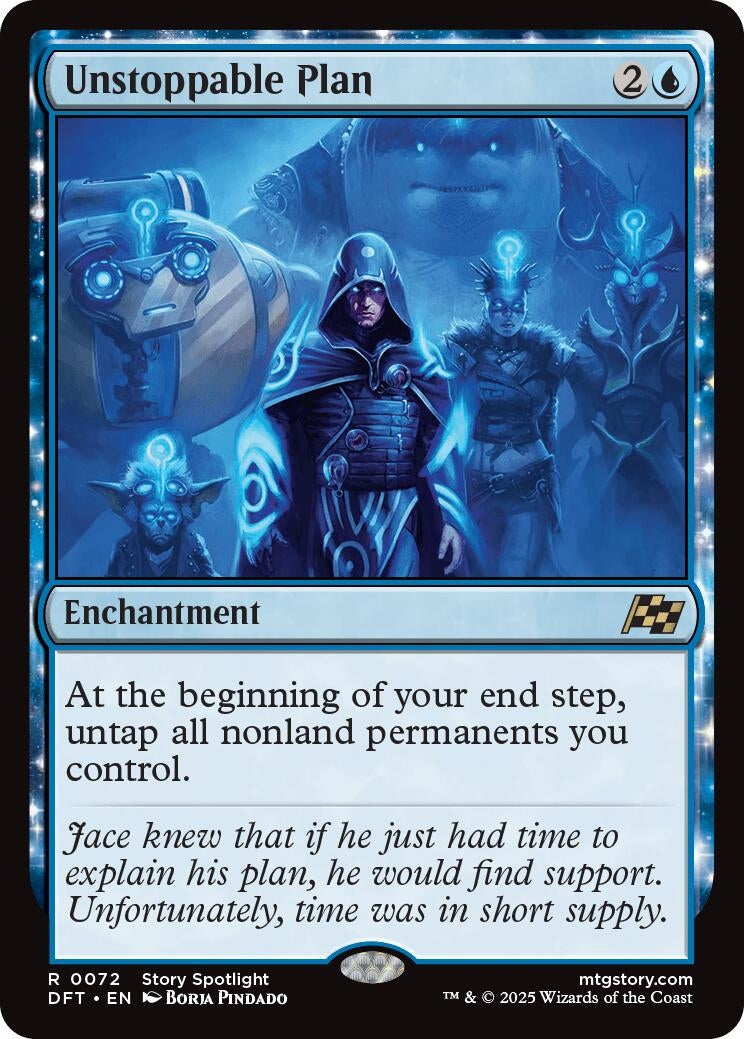 Unstoppable Plan (72) (Aetherdrift) (Foil)